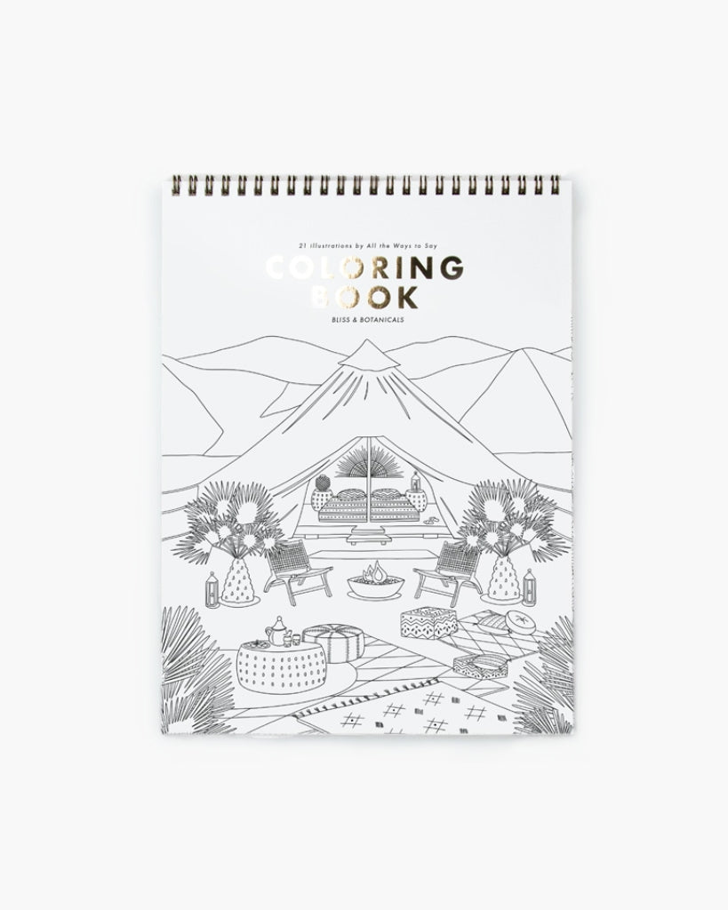Coloring Book - Bliss & Botanicals [PRE ORDER]