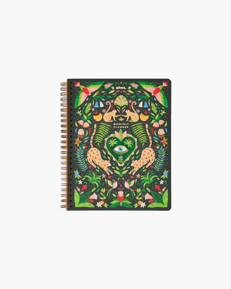 Undated Monthly Planner - Green Jungle [PRE ORDER]