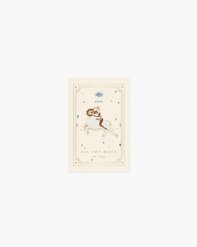 Enamel Pin - Zodiac Aries