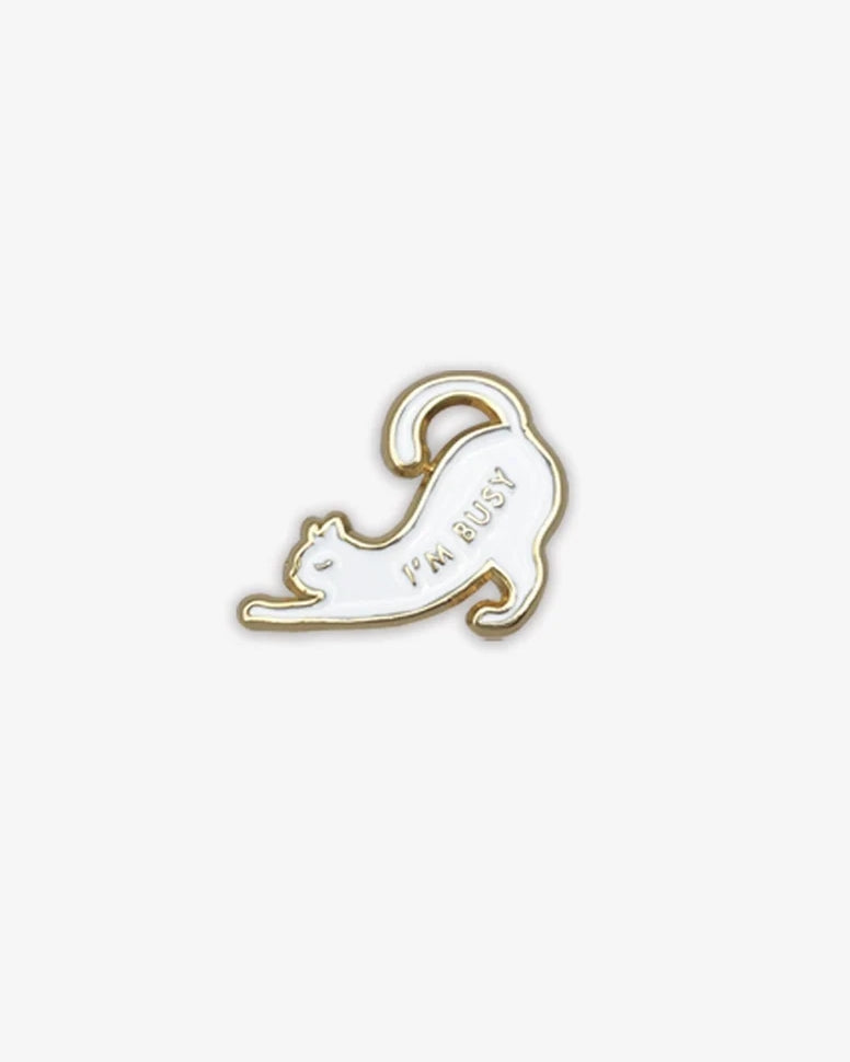 Enamel Pin - Busy Cat