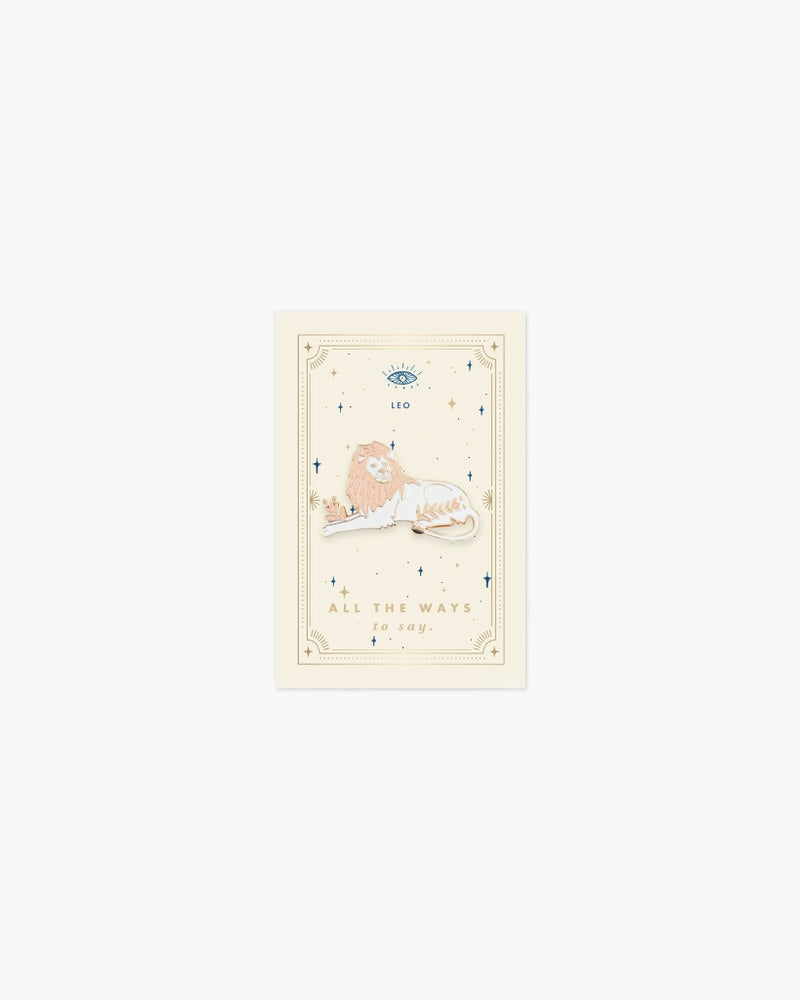 
                      
                        Enamel Pin - Zodiac Leo
                      
                    