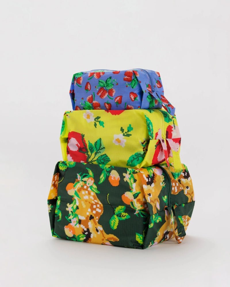 3D Zip Set - Needlepoint Fruit