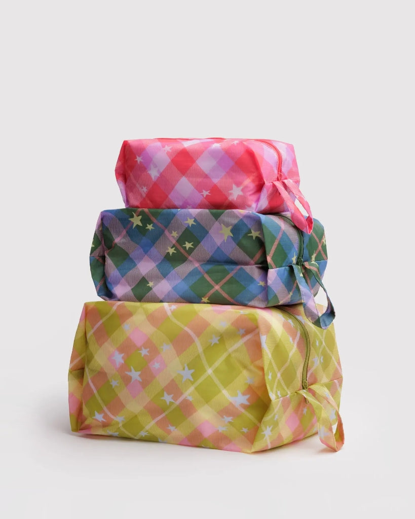 3D Zip Set - Star Plaid [PRE ORDER]