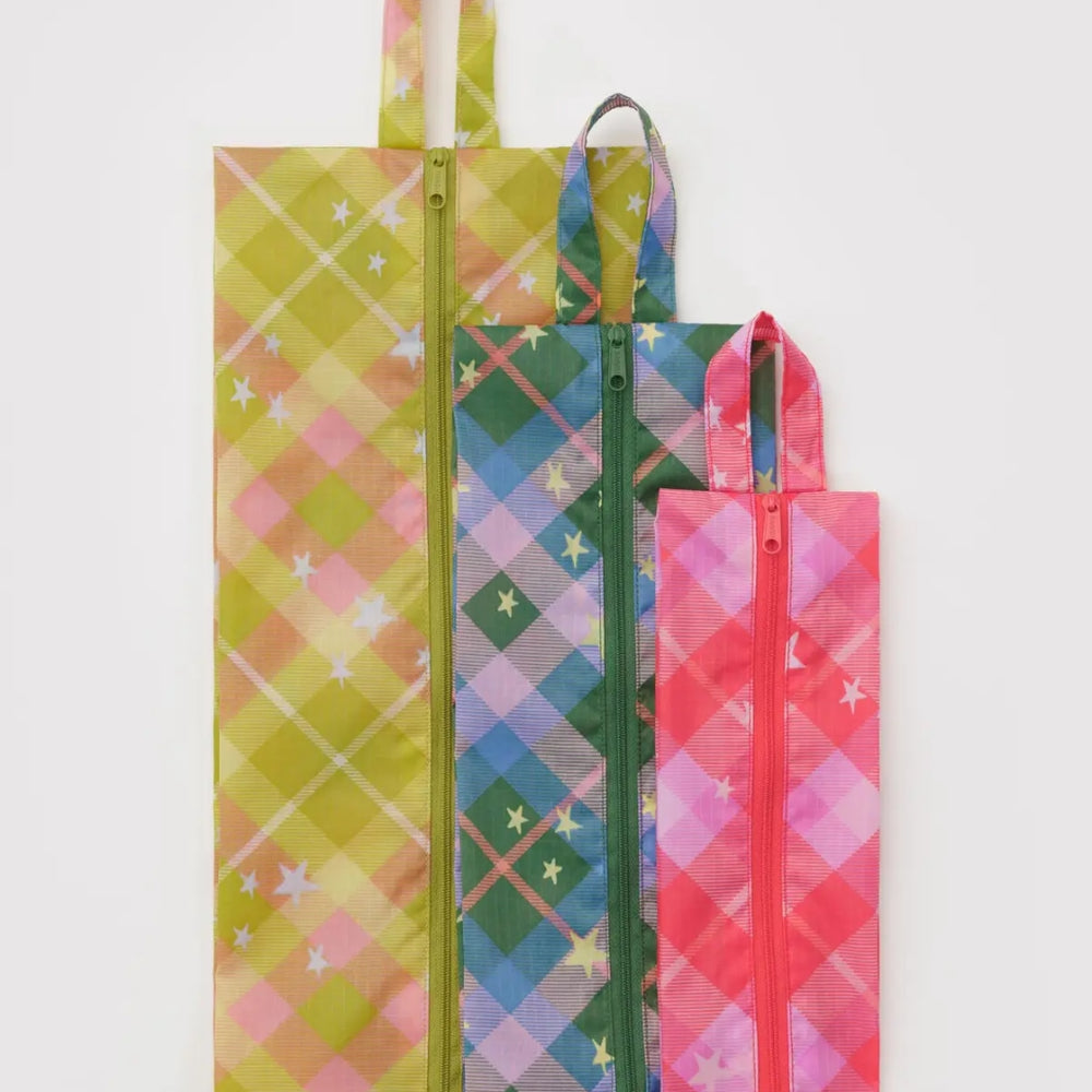 3D Zip Set - Star Plaid [PRE ORDER]