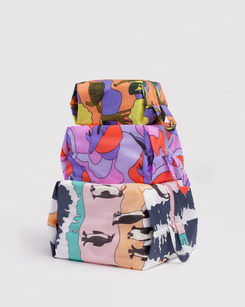 3D Zip Set - Vacation Animals