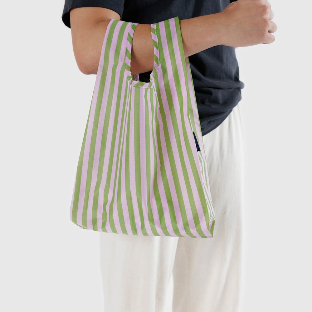 Baby Reusable Bag - Avocado Candy Stripe