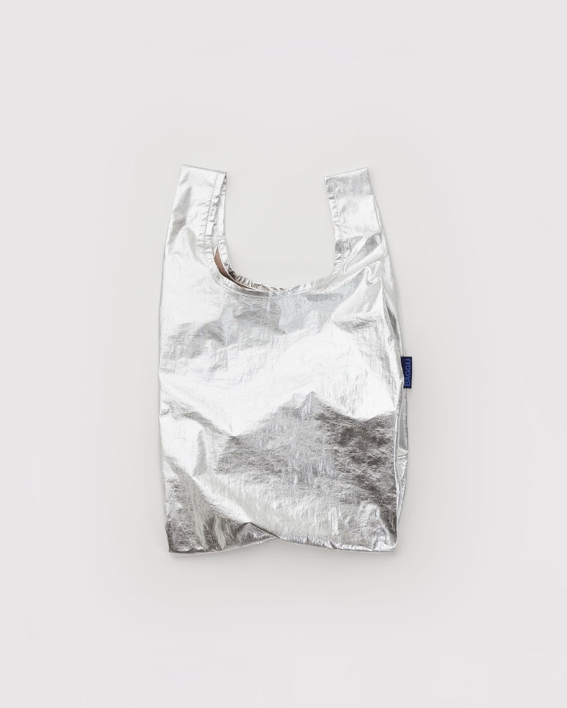 Baby Reusable Bag - Chrome Metallic