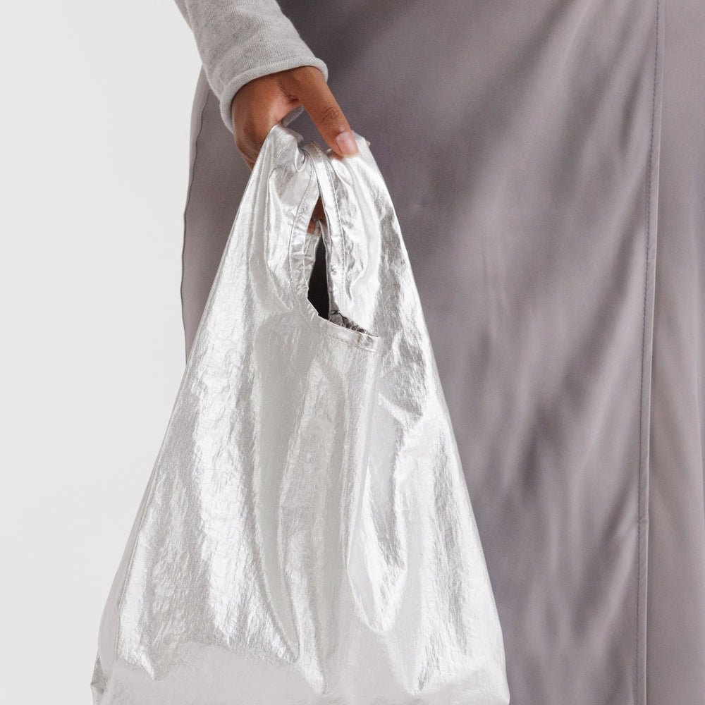 Baby Reusable Bag - Chrome Metallic