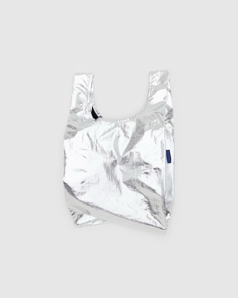 Baby Reusable Bag - Metallic Silver