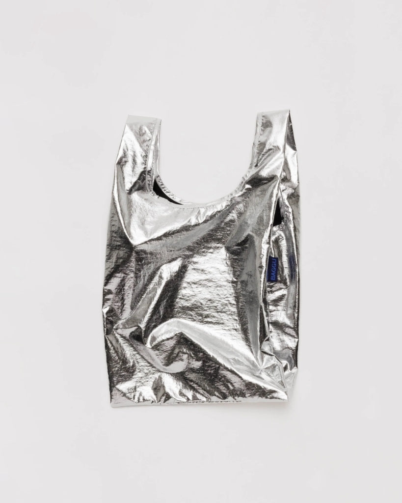 Baby Reusable Bag - Metallic Silver