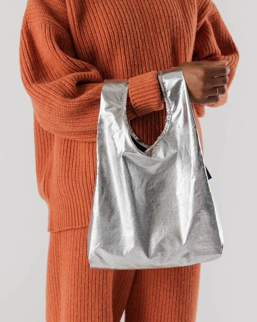 Baby Reusable Bag - Metallic Silver