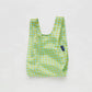 Baby Reusable Bag - Mint Pixel Gingham