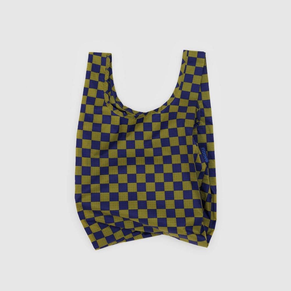 Baby Reusable Bag - Pear Navy Check [PRE ORDER]