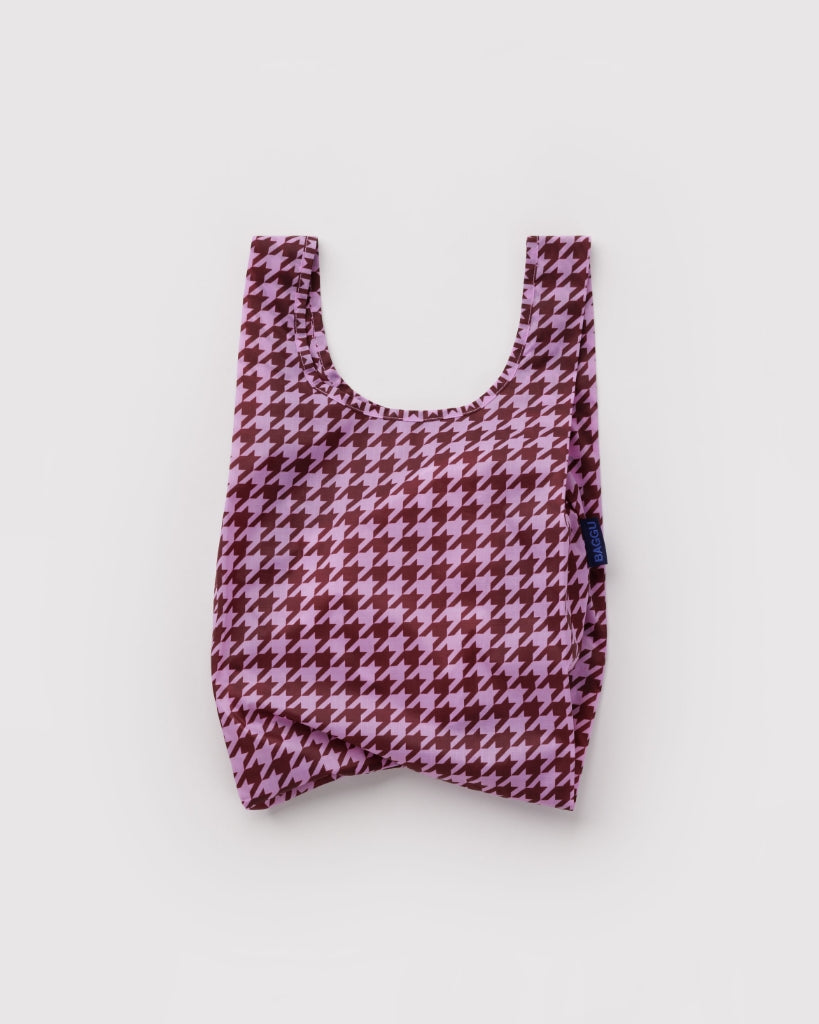 Baby Reusable Bag - Pink Houndstooth