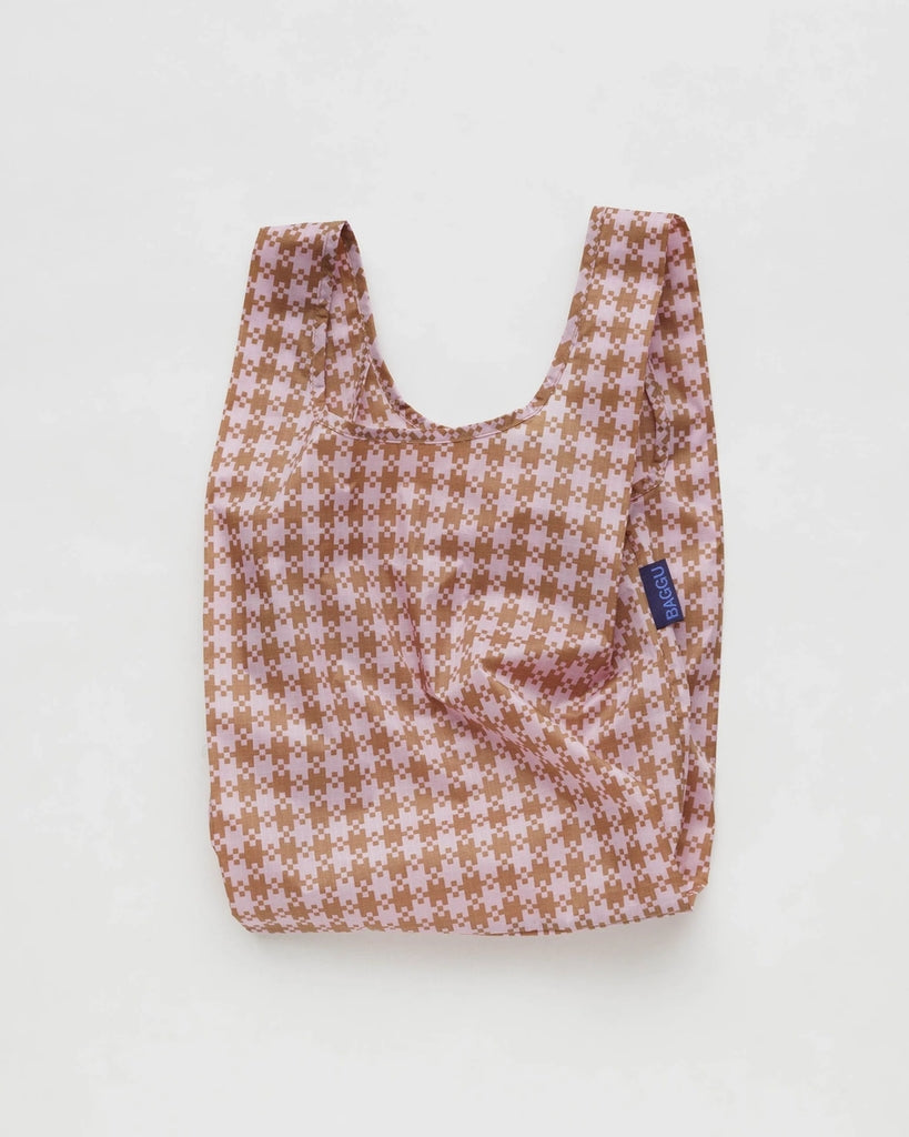 Baby Reusable Bag - Rose Pixel Gingham