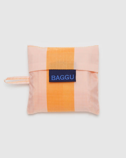 Baby Reusable Bag - Tangerine Wide Stripe