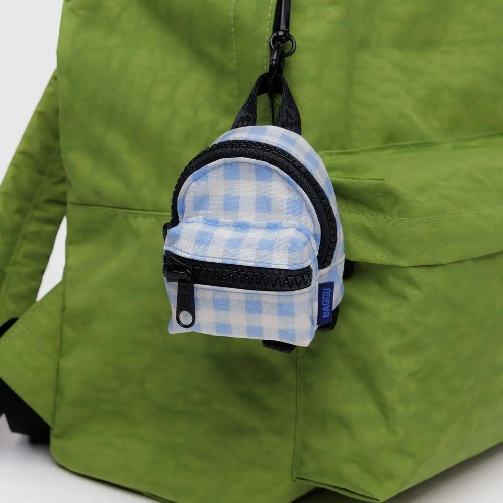 
                      
                        Charm Backpack - Light Blue Gingham
                      
                    