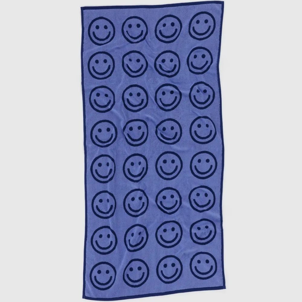 Bath Towel - Happy Blue
