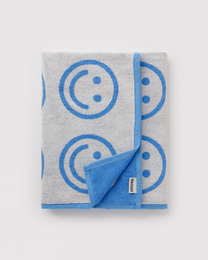 Bath Towel - Happy Sky Blue