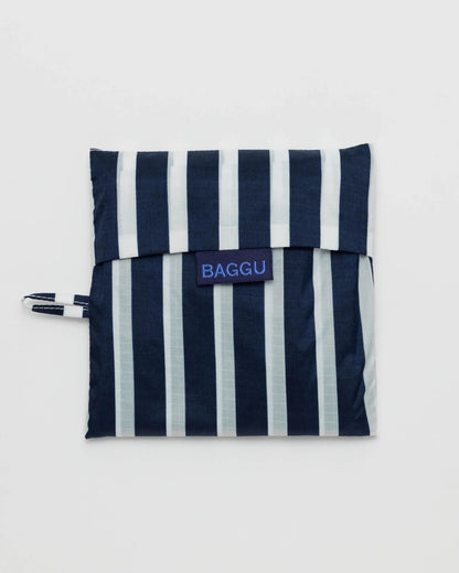 Big Reusable Bag - Navy Stripe