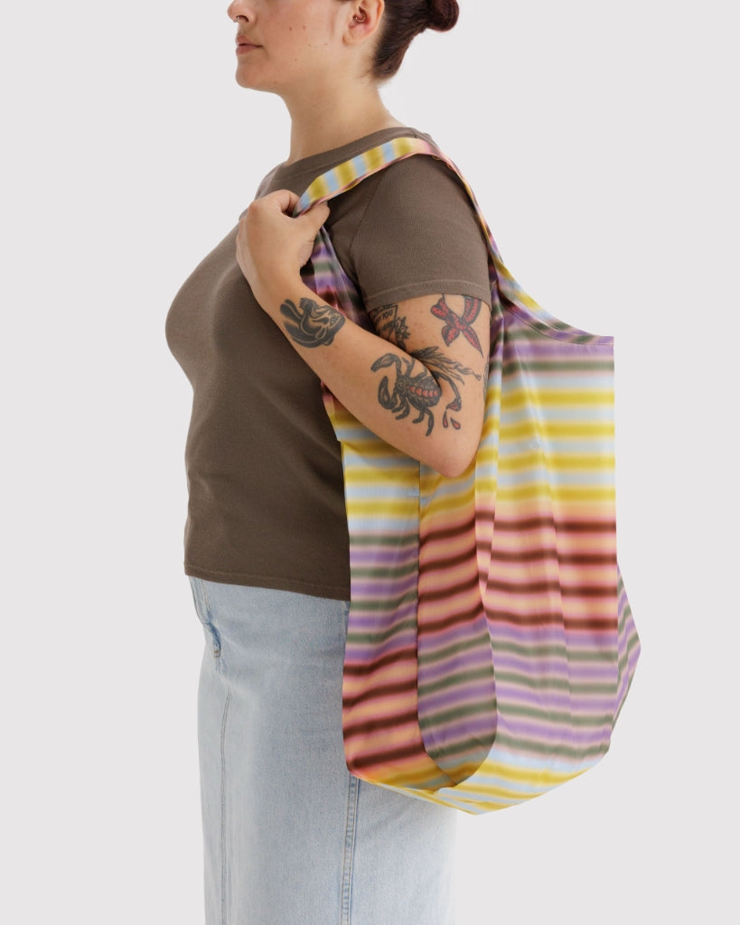 Big Reusable Bag - Gradient Stripe Multi