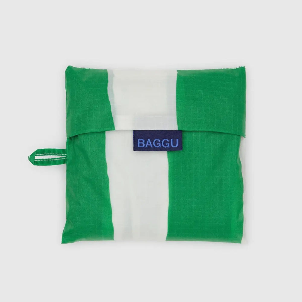 
                      
                        Big Reusable Bag - Green Painted Stripe
                      
                    