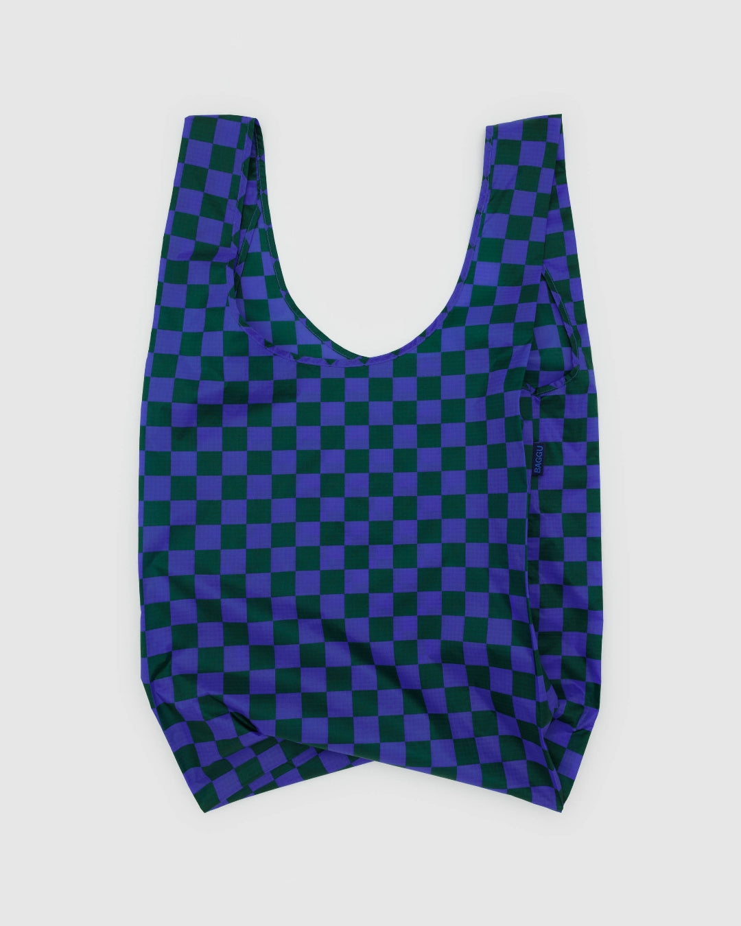 Big Reusable Bag - Iris Green Check [PRE ORDER]