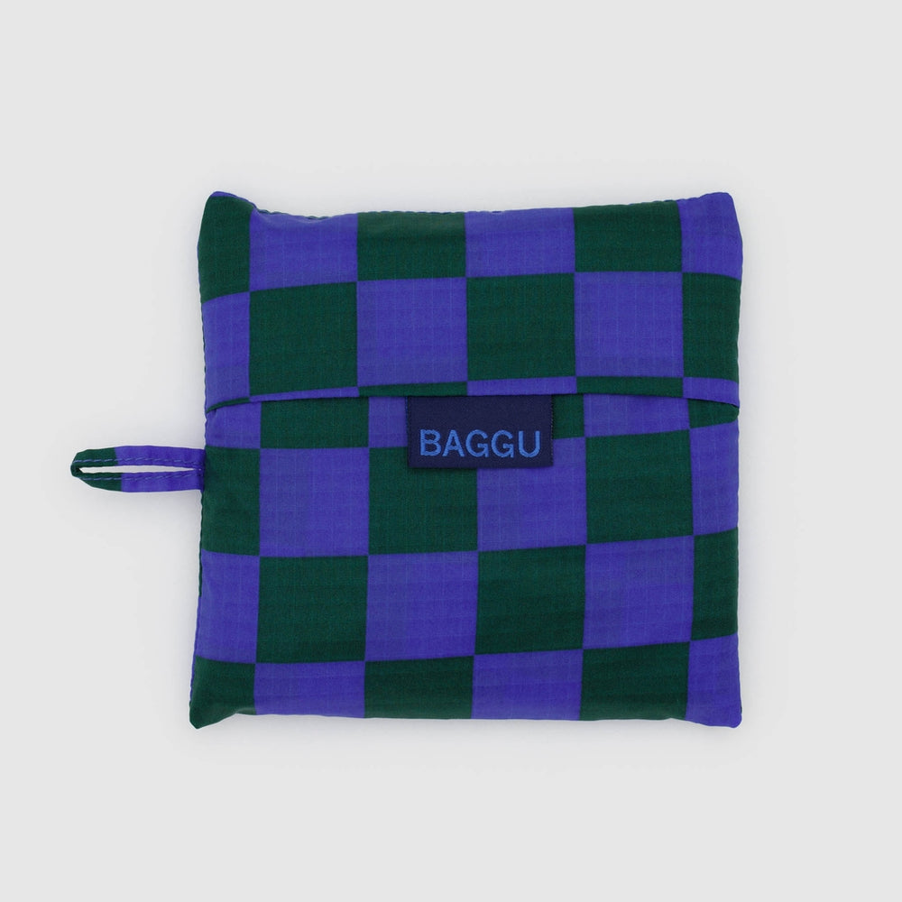 
                      
                        Big Reusable Bag - Iris Green Check
                      
                    