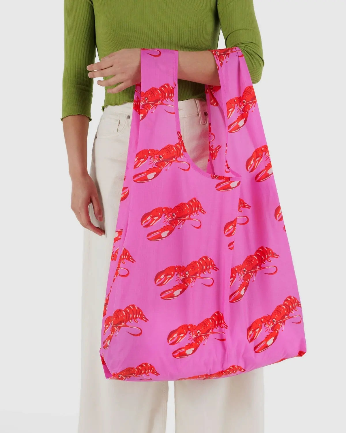 Big Reusable Bag - Pink Lobster