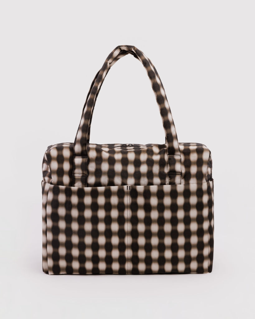 Cloud Carry-On Bag - Blurred Gingham Brown [PRE ORDER]
