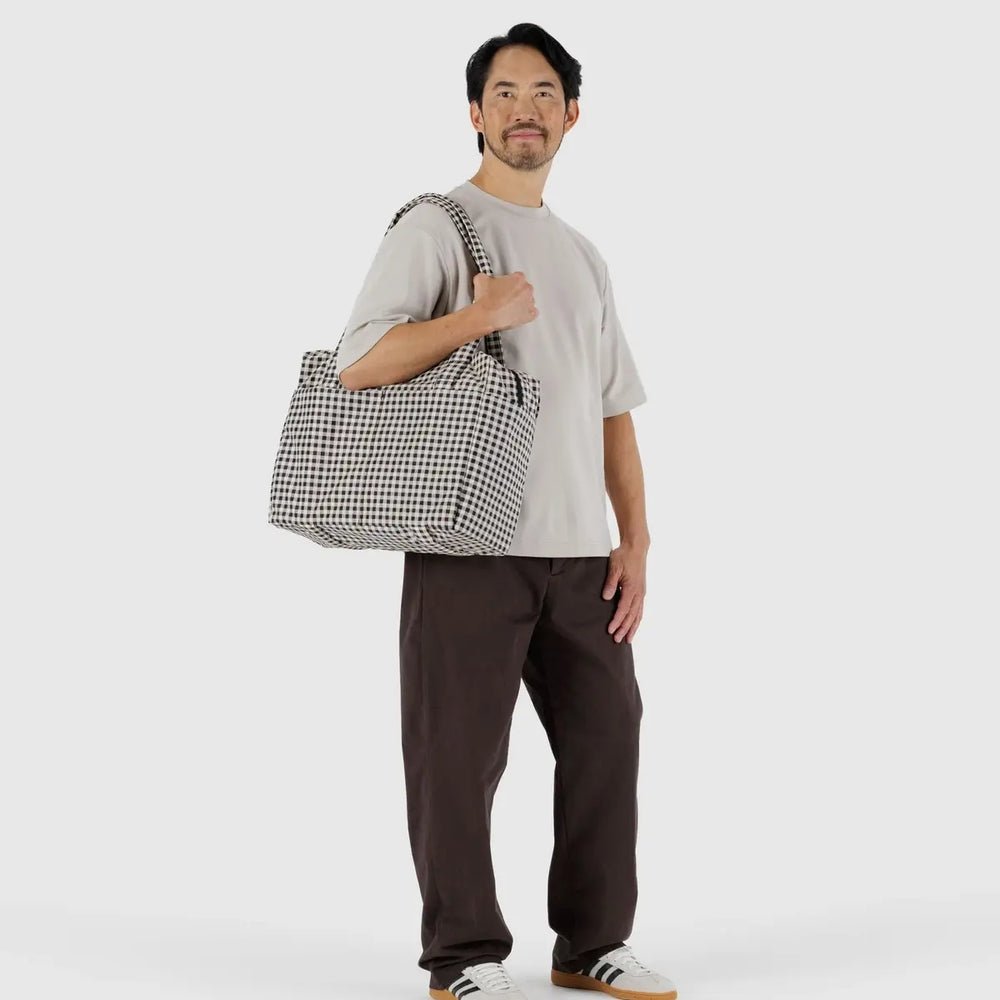 Small Cloud Carry-On Bag - Black & White Gingham [PRE ORDER]