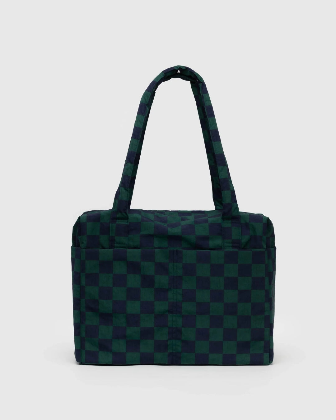 Small Cloud Carry-On Bag - Navy Green Check [PRE ORDER]