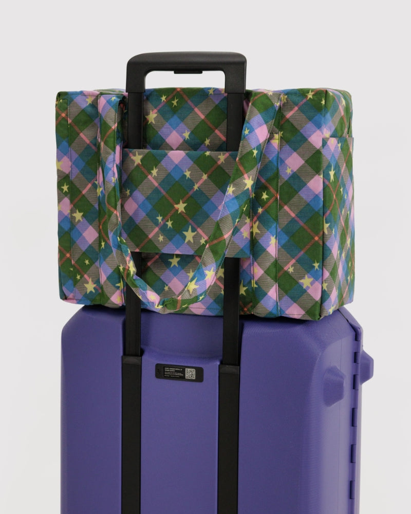
                      
                        Small Cloud Carry-On Bag - Green Star Plaid [PRE ORDER]
                      
                    