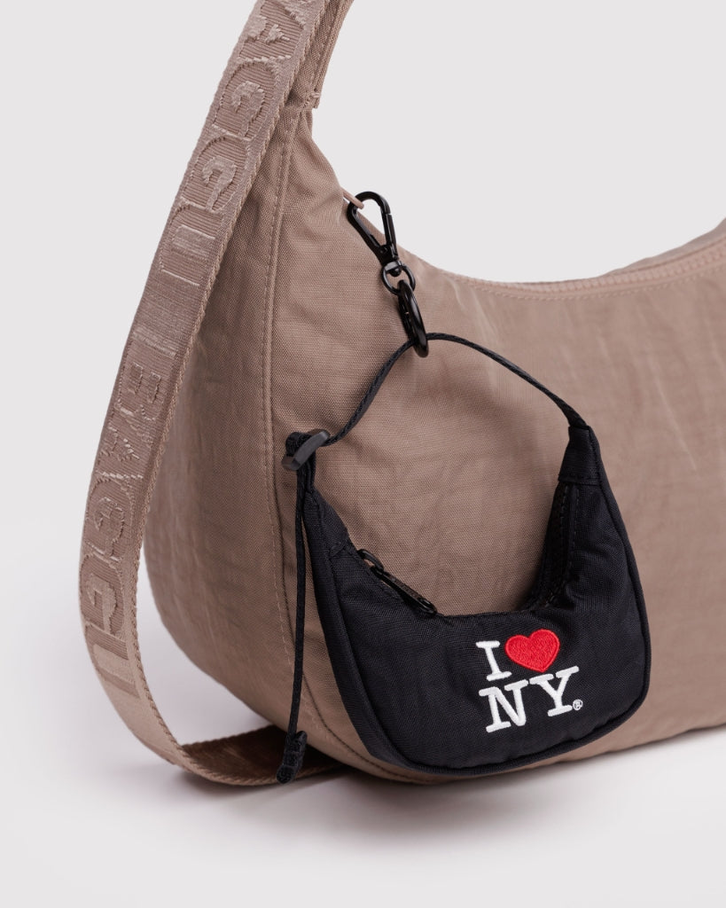 Charm Crescent Bag - I Love NY