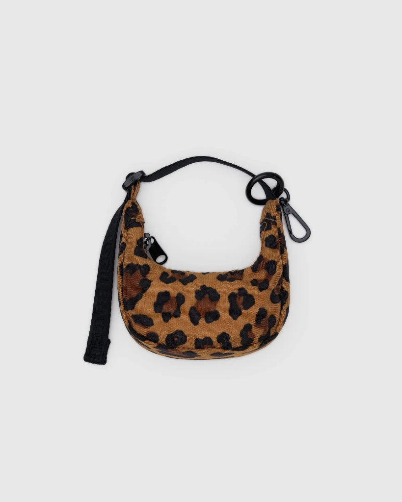 Charm Crescent Bag - Leopard