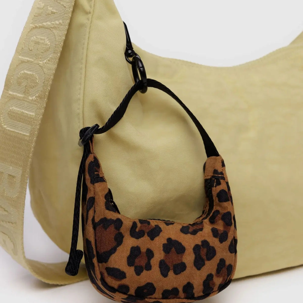 Charm Crescent Bag - Leopard