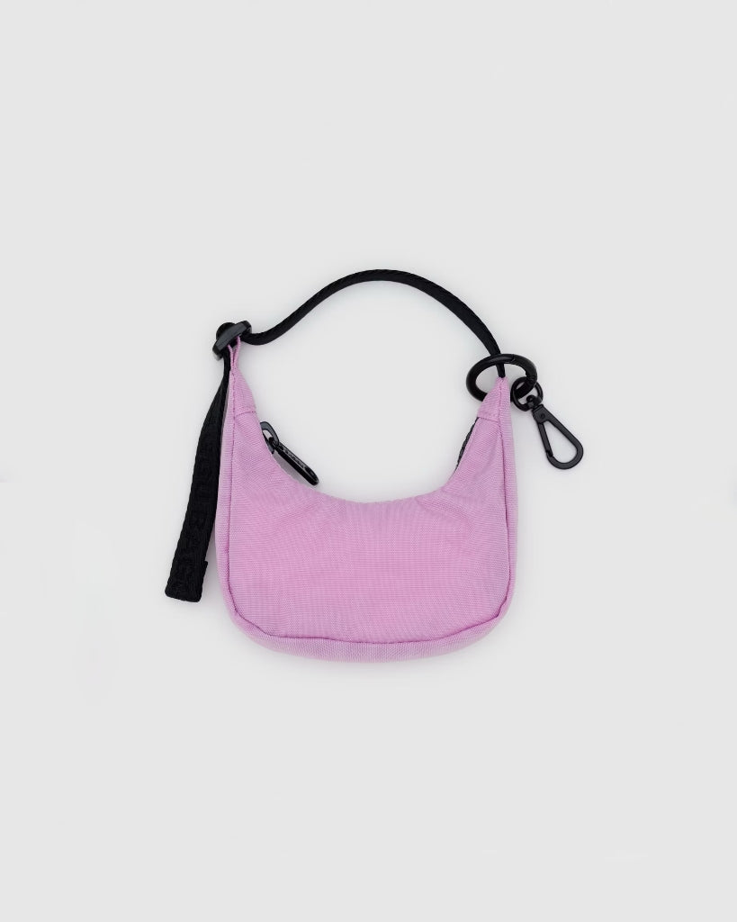 Charm Crescent Bag - Peony