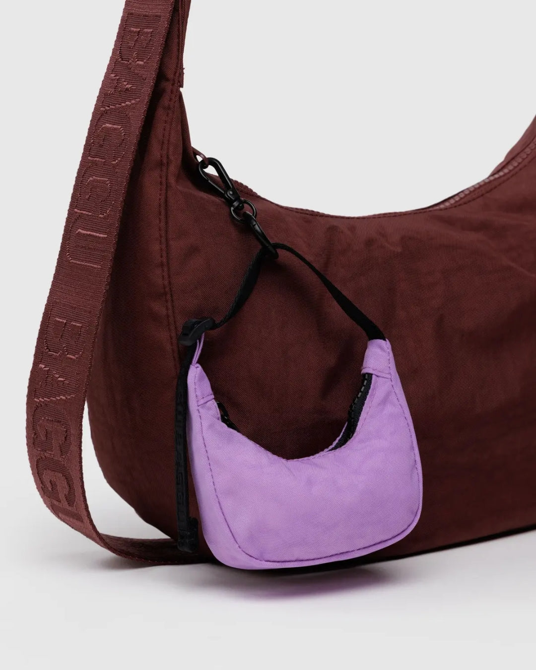 Charm Crescent Bag - Rose