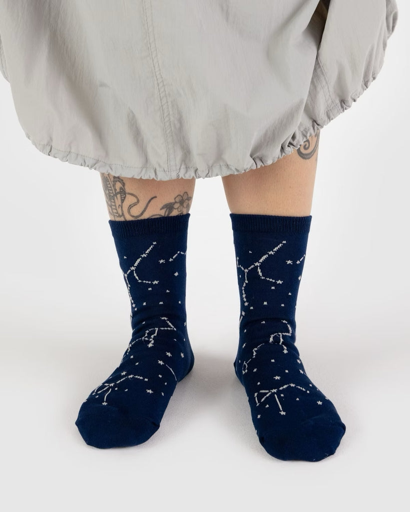 Crew Socks - Constellation Midnight