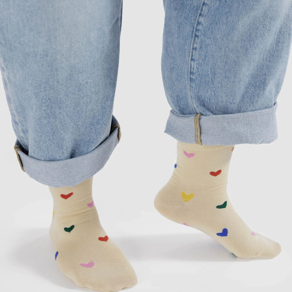 Crew Socks - Hearts