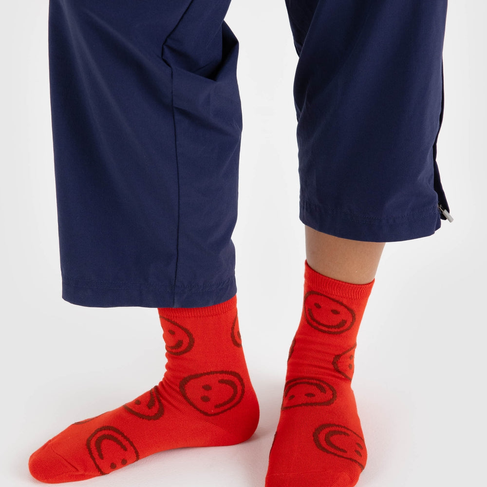 Crew Socks - Red Happy [PRE ORDER]