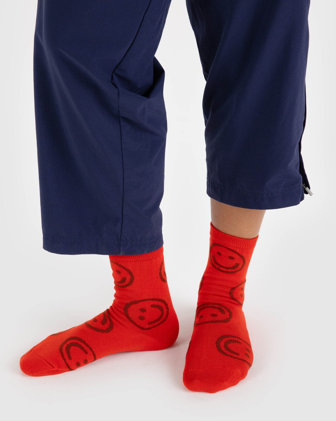 Crew Socks - Red Happy [PRE ORDER]