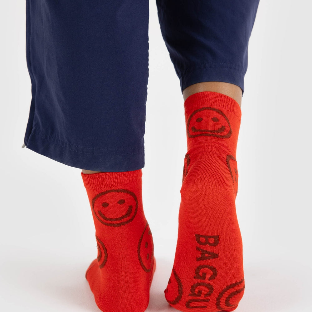 
                      
                        Crew Socks - Red Happy [PRE ORDER]
                      
                    