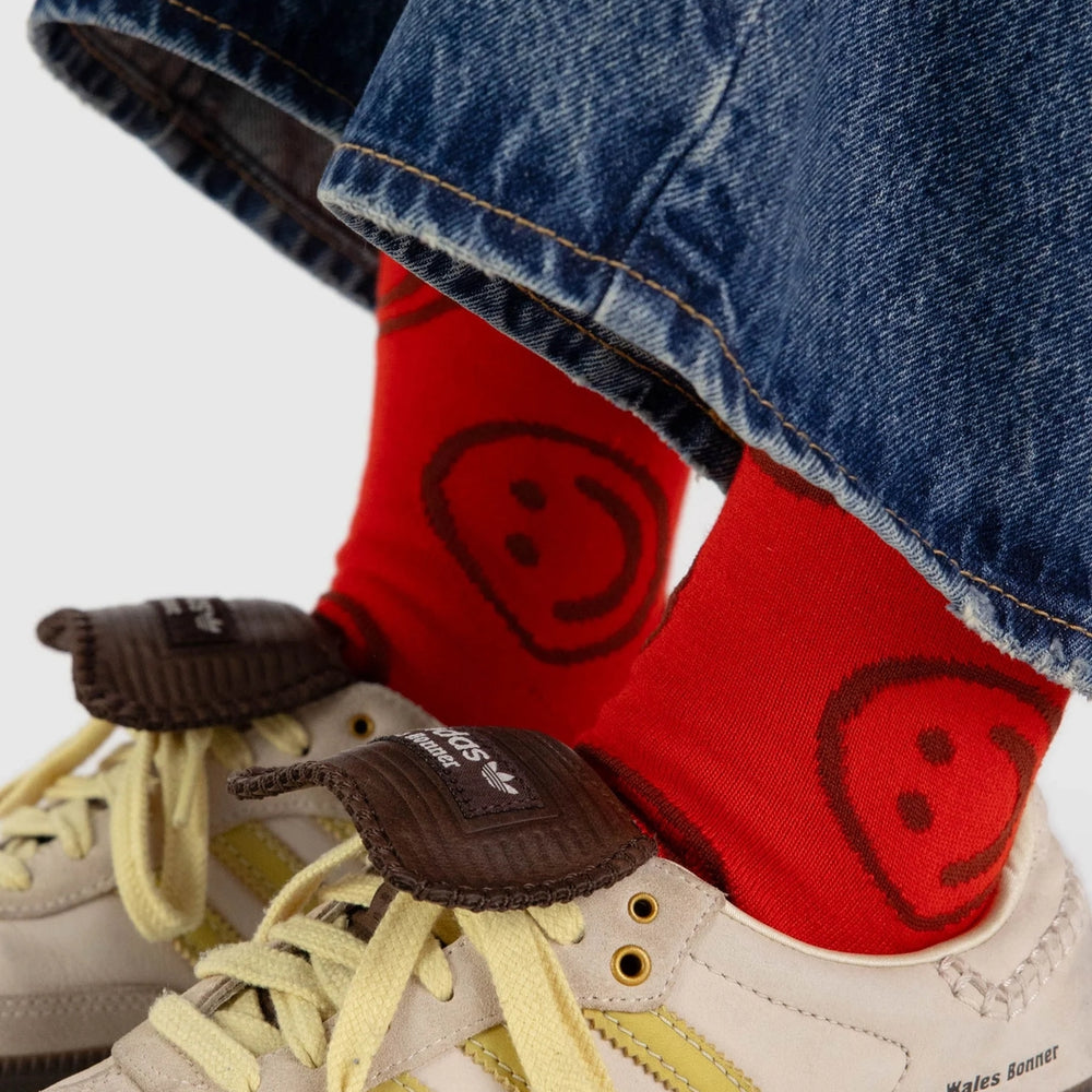 
                      
                        Crew Socks - Red Happy [PRE ORDER]
                      
                    