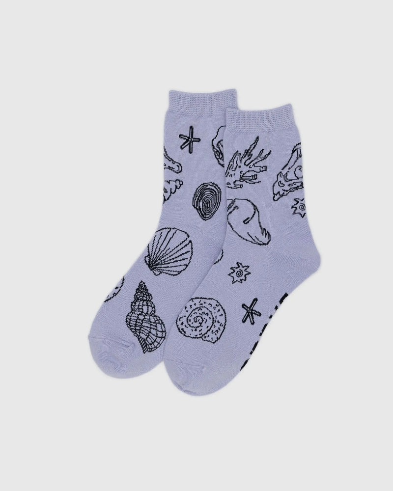 Crew Socks - Shells Light Blue [PRE ORDER]