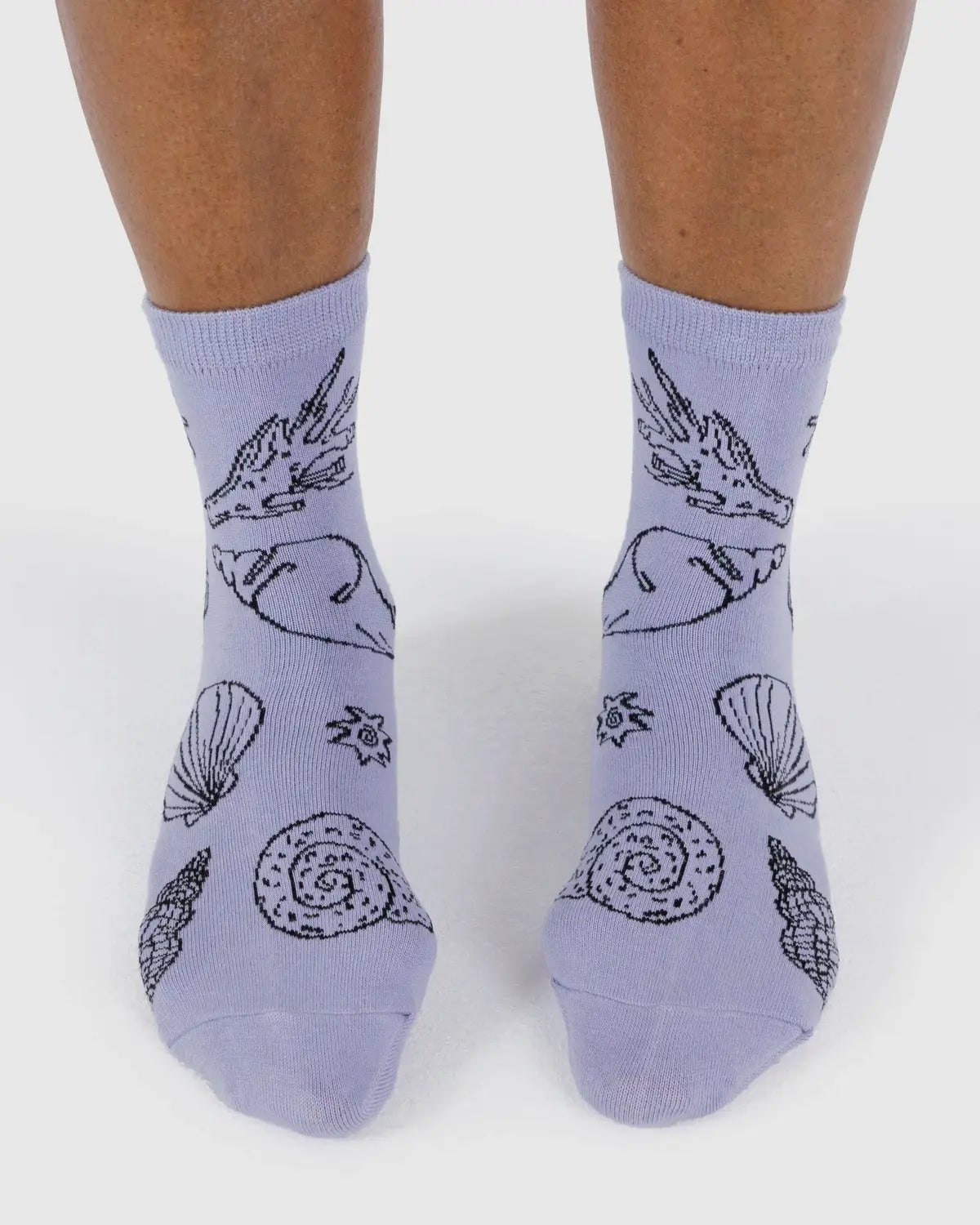 Crew Socks - Shells Light Blue [PRE ORDER]