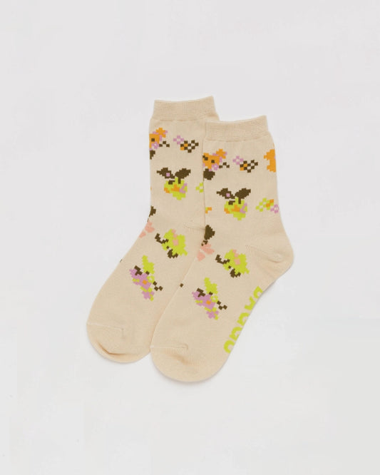 Crew Socks - Tapestry Floral