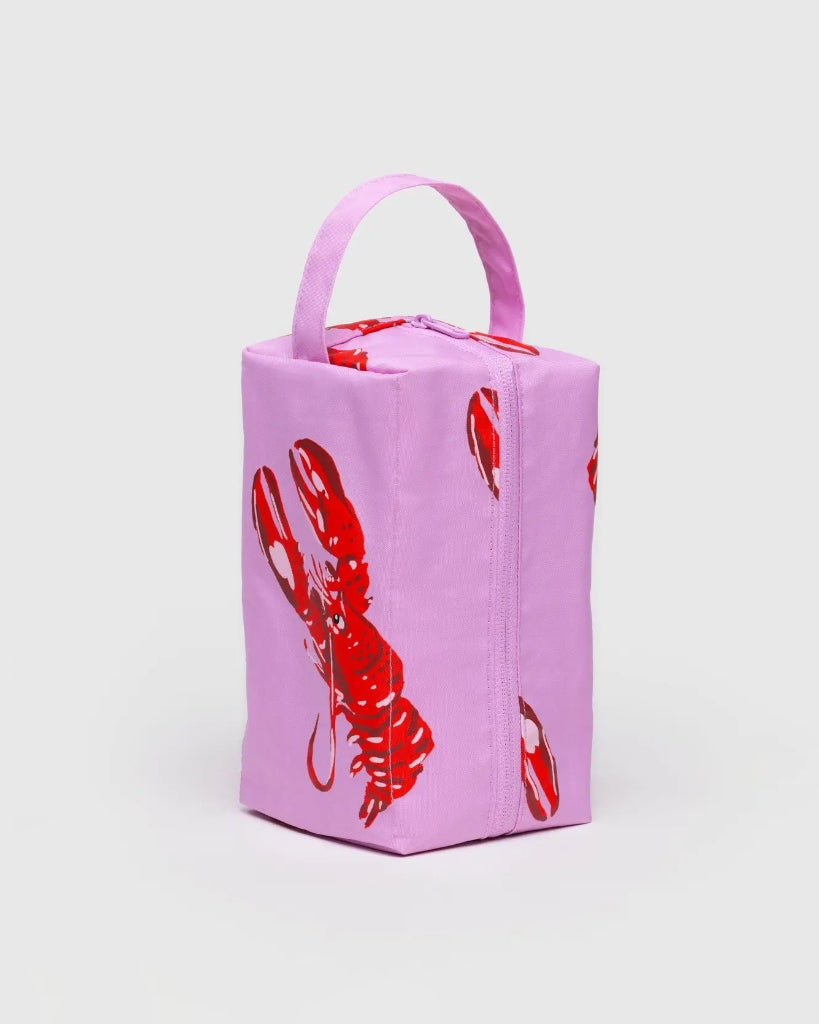 Dopp Kit - Pink Lobster