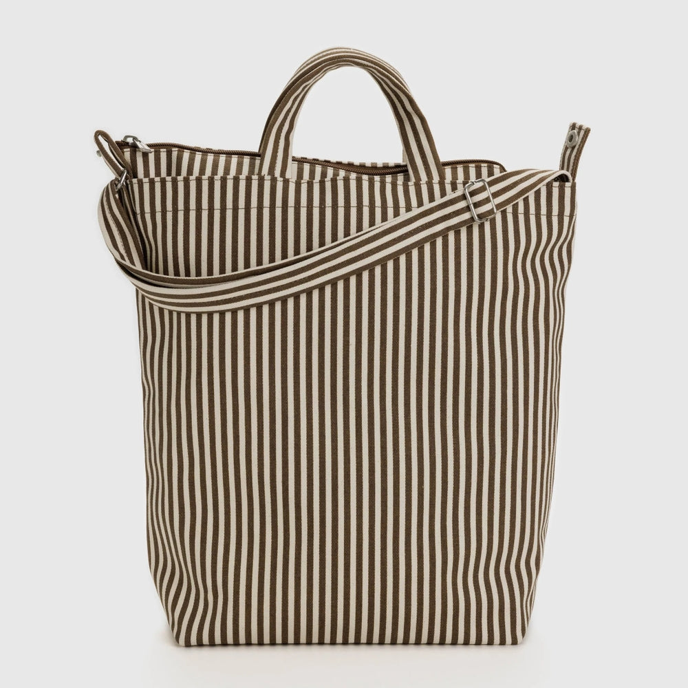 Duck Zip Bag - Brown Stripe