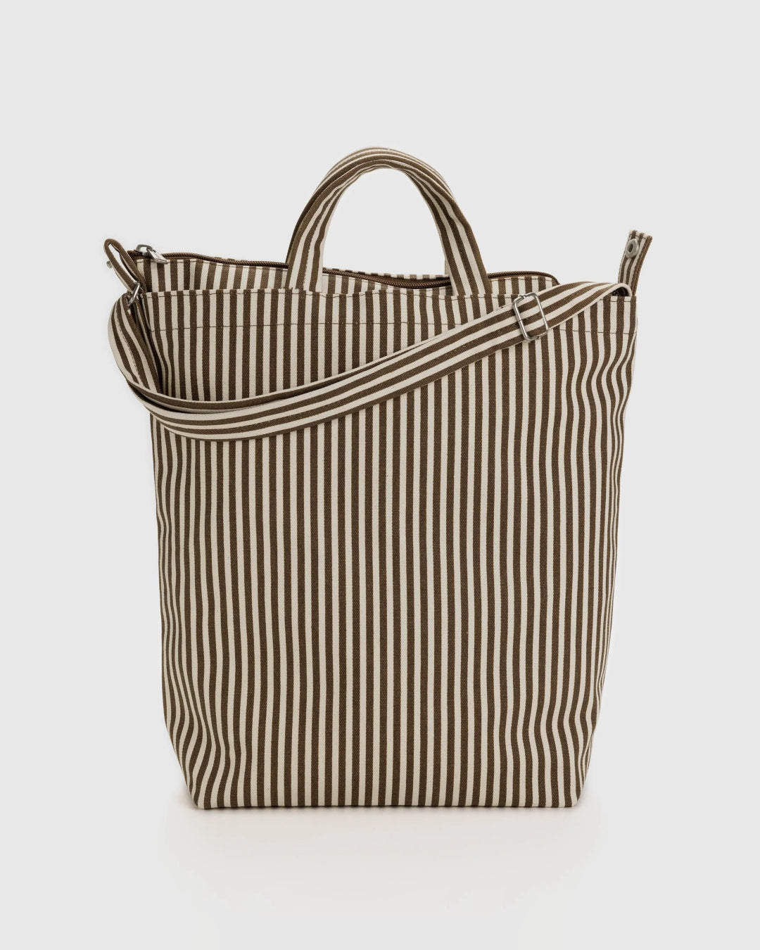 Duck Zip Bag - Brown Stripe